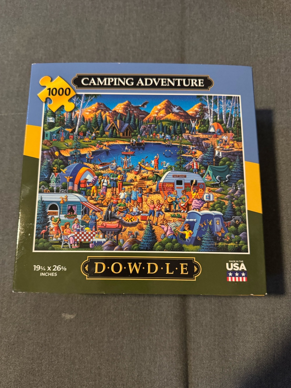 Dowdle Scenic Lake Camp 1000-Piece Puzzle